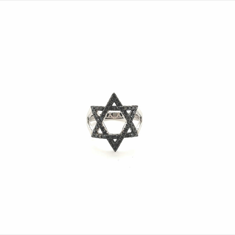 The Mazel Ring Black Diamond