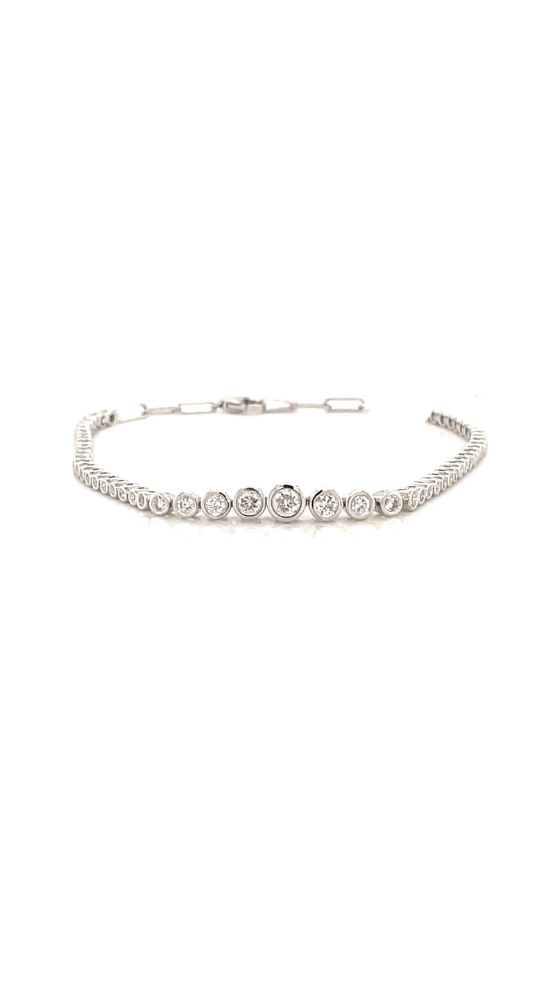 Rachie Bezel with Paperclip Chain