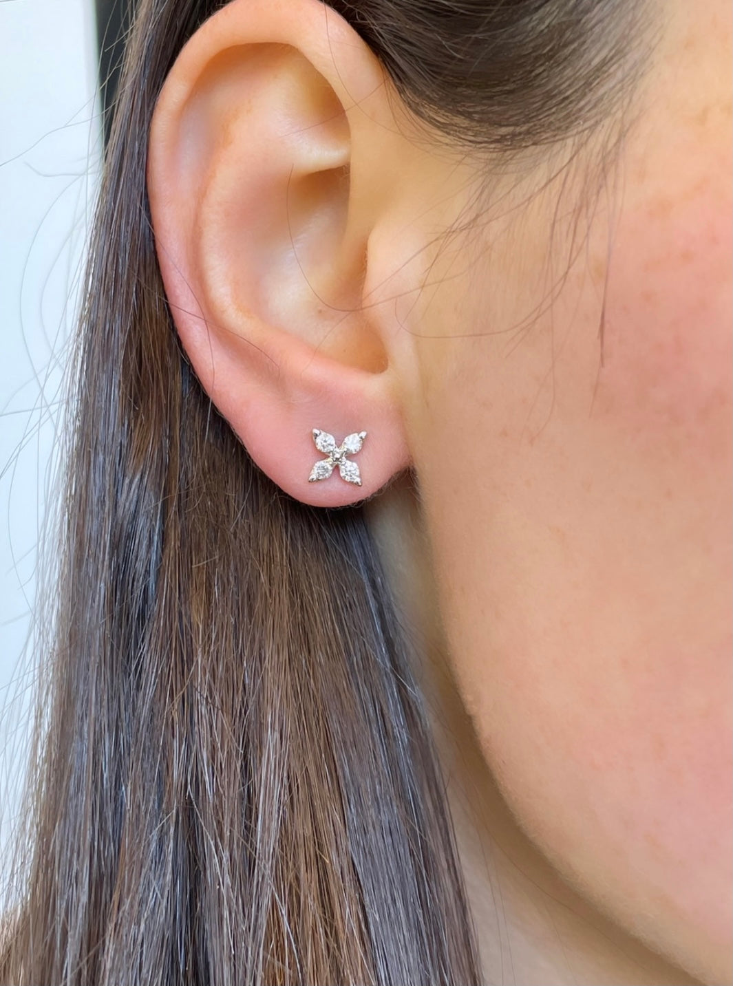 Mini Magnolia Earrings
